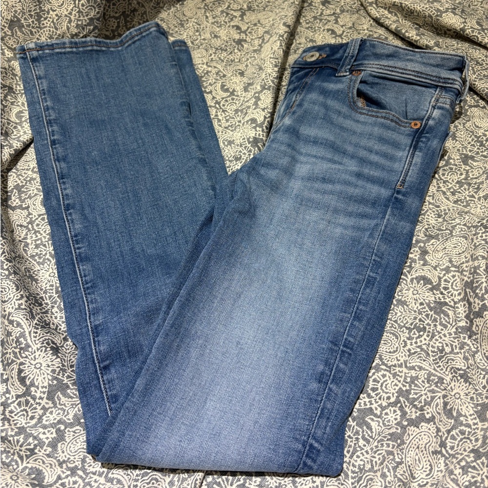 AE American Eagle kick boot denim jeans 000 short